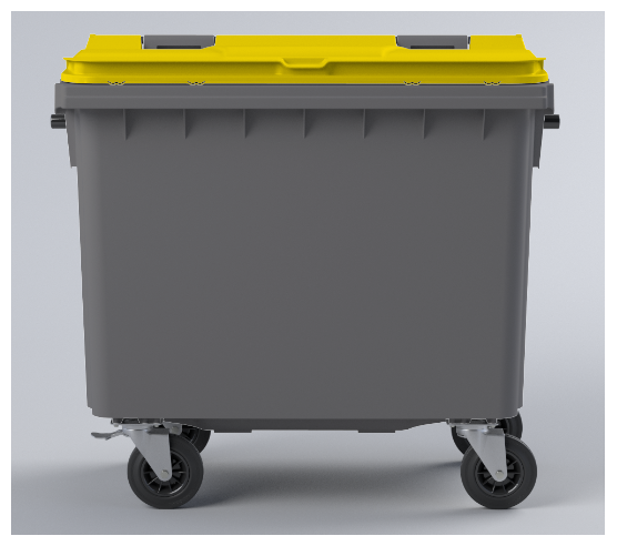 Bac roulant 770 litres