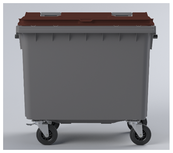 Bac roulant 770 litres