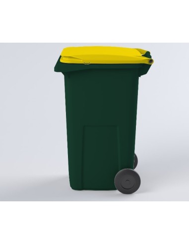 Conteneur Bac Poubelle à déchets 240 Litres