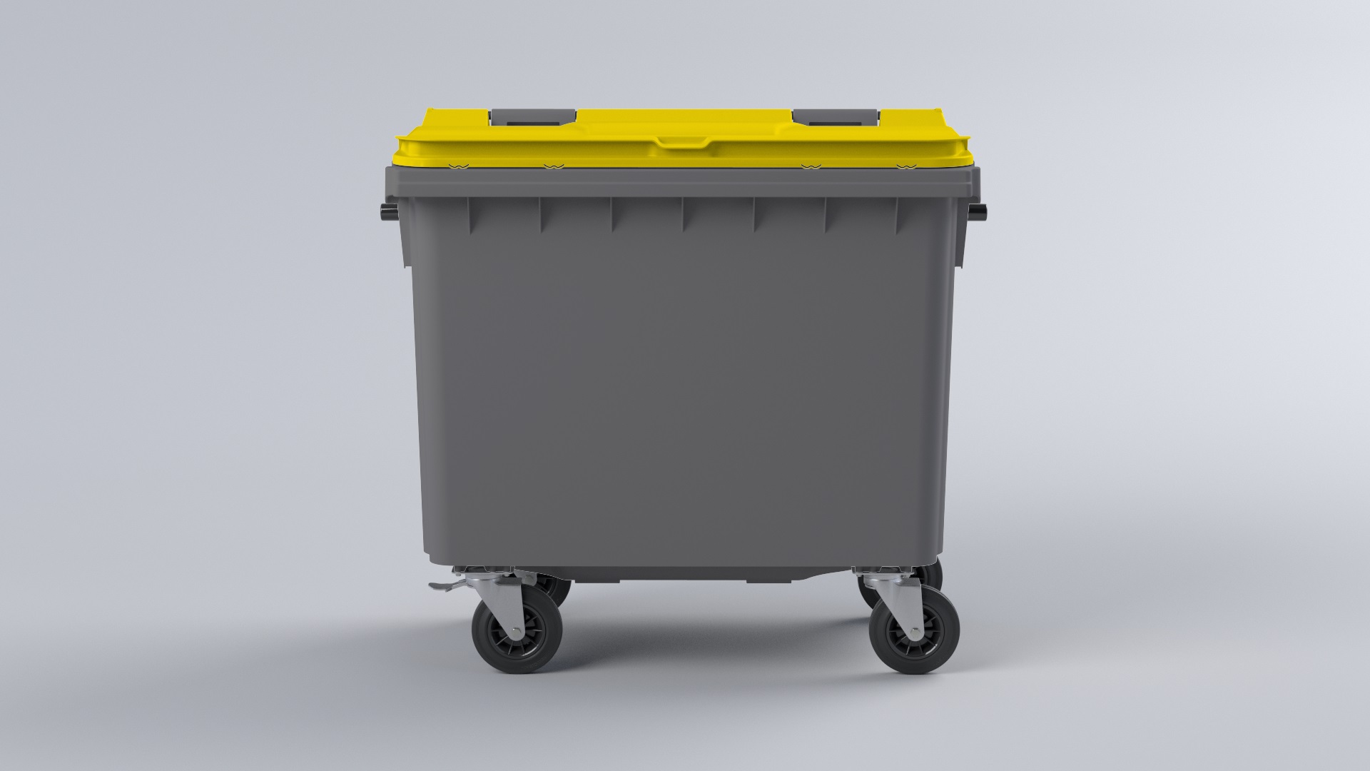 Conteneur à déchets industriels pour le tri sélectif